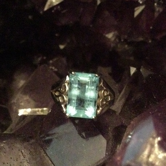 Rare Genuine Aquamarine Ring - Picture 14 of 14